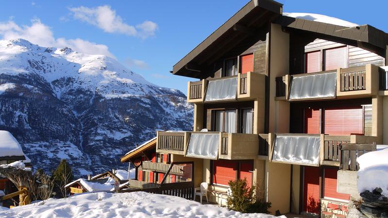 Chalet Gsteinetgufer in Grächen mit Bergpanorama